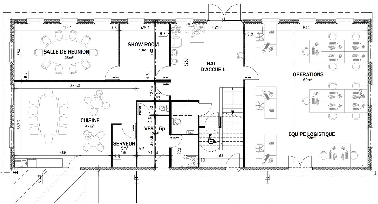 Local d'activité Villeneuve-la-Garenne 2179m² Location local d'activité Villeneuve-la-Garenne Hauts-de-Seine OLACT2315262 12